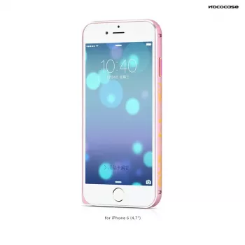 Hoco Funda bumper Good Fortune HI-T027 para Apple iPhone 6 / 6S rosa