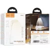 Hoco HX10 Lámpara de mesa con pinza Blanca