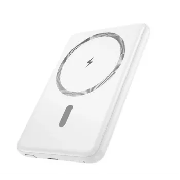Batería externa magnética ultrafina Hoco J140A Tony PD20W (5000mAh) blanca