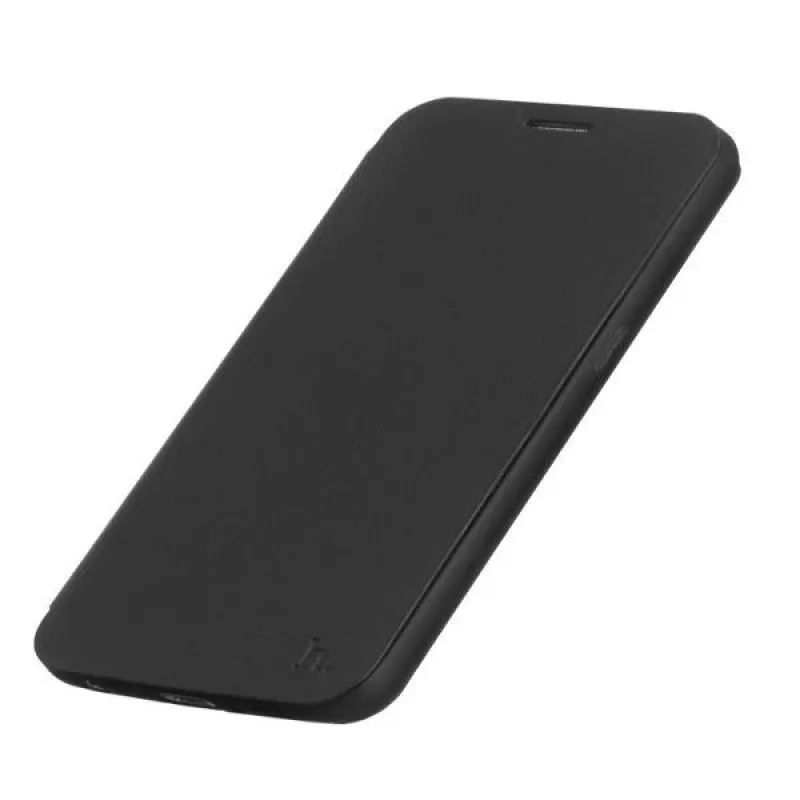 Hoco Funda tipo libro Juice Series Nappa para Samsung Galaxy Note 5, Negro