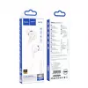 Hoco M113 Auriculares Digitales Universales Clear con Micrófono para Apple Lightning, Blancos