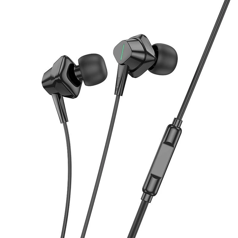 Hoco M113 Auriculares digitales universales transparentes con micrófono para iPhone/iPad (Lightning)