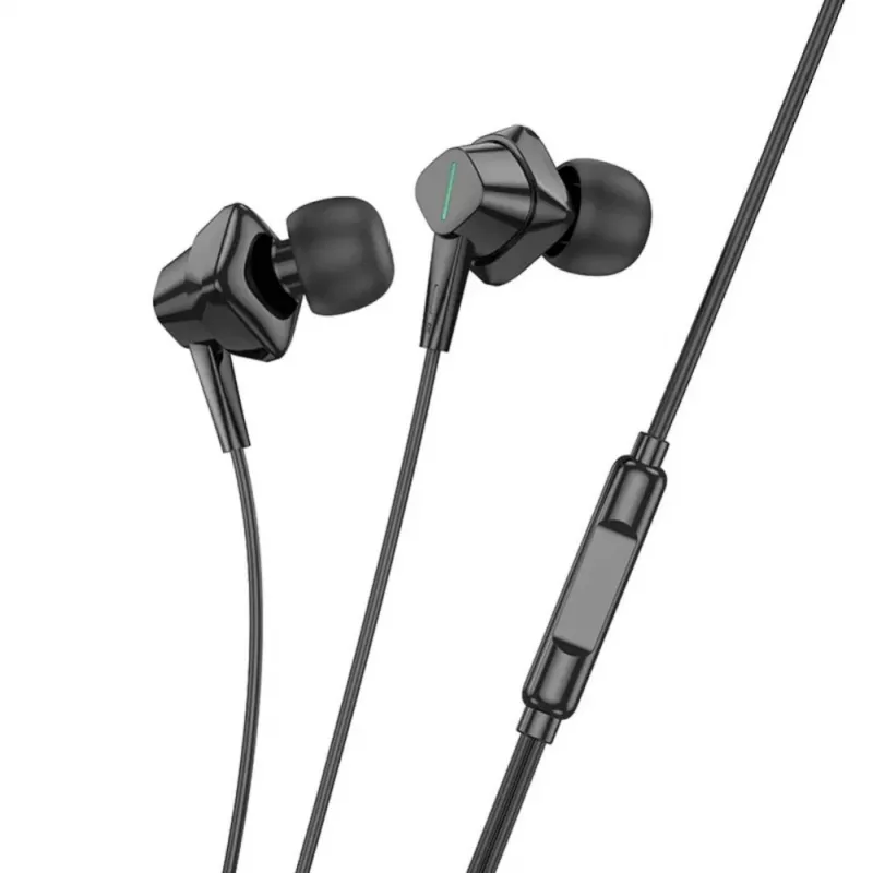 Hoco M113 Auriculares digitales universales transparentes con micrófono para iPhone/iPad (Lightning)