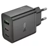 Hoco N50 Scenery PD45W (2C1A) cargador enchufe EU negro