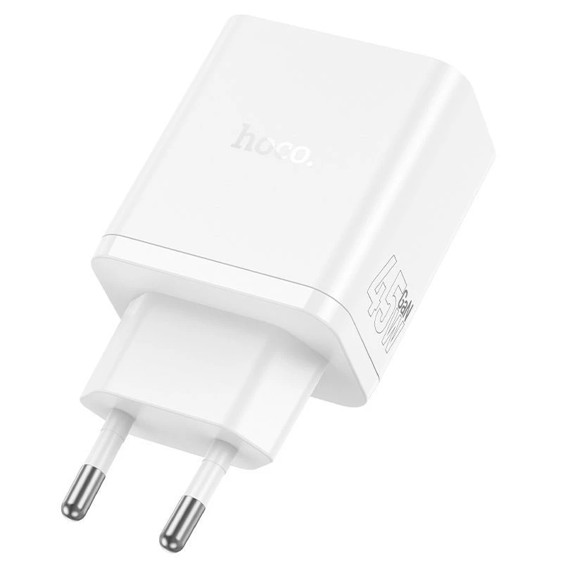 Hoco N50 Scenery PD45W (2C1A) cargador EU blanco