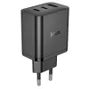 Hoco Cargador GaN N51 Scenery PD65W (2C1A) enchufe EU negro