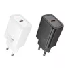 Cargador Hoco N60 Gentle de un puerto PD20W (EU) blanco