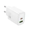 Hoco N61 Gentle PD20W+QC3.0 Cargador (EU) Blanco