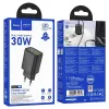 Hoco N63 Cargador Gentle PD30W+QC3.0 (EU) negro