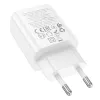 Cargador Hoco N63 Gentle PD30W+QC3.0 (EU) blanco