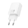 Cargador Hoco N63 Gentle PD30W+QC3.0 (EU) blanco