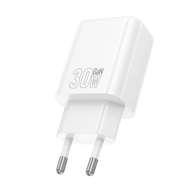 Cargador Hoco N63 Gentle PD30W+QC3.0 (EU) blanco