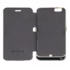 Funda de batería ultrafina Hoco 3000mAh con funda de piel para Apple iPhone 6/6S negra