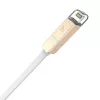 Hoco Cable multifunción universal UCL01 Apple + Micro USB, dorado, 1 m