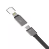 Cable multifunción universal Hoco UCL01 Apple + Micro USB, gris, 1,2 m