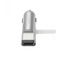 Hoco Cable multifunción universal UCL01 Apple + Micro USB plateado 1,2 m