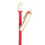 HOCO Universal UPL14 Serie Lipstick Cable de carga 2 en 1 (Apple Lightning + Micro USB) rojo