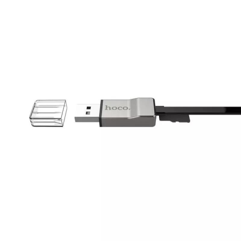 Hoco Universal UPM06 Triple Reader Micro USB OTG Lector de tarjetas Negro