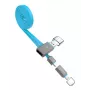 Hoco Cable de carga y datos 2 en 1 UPL03 Share Line Apple + Micro USB Azul 1m