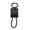 Hoco UPL19 Cable de Carga Llavero para Apple iPhone, Lightning, Negro, 0,15 m