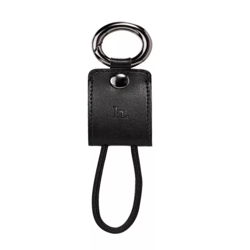 Hoco UPL19 Cable de Carga Llavero para Apple iPhone, Lightning, Negro, 0,15 m