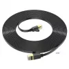 Hoco US07 cable de red plano de cobre puro universal (10m) negro