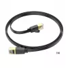 HOCO US07 cable de red plano general de cobre puro (1m) negro