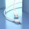 Hoco X109 Energy cable de carga y datos de silicona Type-C (L=1M) blanco