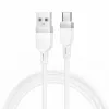 Hoco X109 Energy cable de carga y datos de silicona Type-C (L=1M) blanco