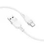Hoco X109 Energy cable de carga y datos de silicona Type-C (L=1M) blanco