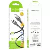 Hoco X109 cable de carga y datos de silicona Energy USB-A a USB-C 1m negro