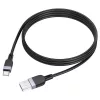 Hoco X109 cable de carga y datos de silicona Energy USB-A a USB-C 1m negro