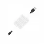 Hoco X21 Cable de Carga de Silicona para iPhone Negro Blanco