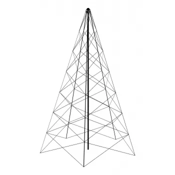 Árbol de Navidad inteligente Hombli RGB 180 cm – 200 LEDs, Wi-Fi, app y control por voz