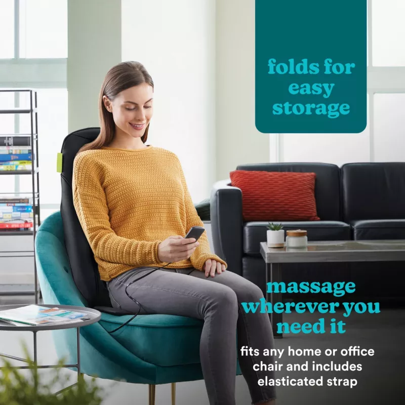 Homedics SBM-65H-EU Shiatsu Experience masajeador de espalda + calor