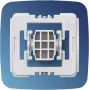 Homematic IP Adaptador para Gira New Generation, pack de 20, blanco, plástico, IP20, montaje en pared, tornillos incluidos