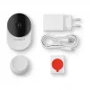 Homematic IP Indoor Camera basic (HmIP-CI-B) – Cámara de seguridad Wi-Fi 3 MP, blanco/negro