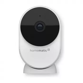 Homematic IP Indoor Camera basic (HmIP-CI-B) – Cámara de seguridad Wi-Fi 3 MP, blanco/negro