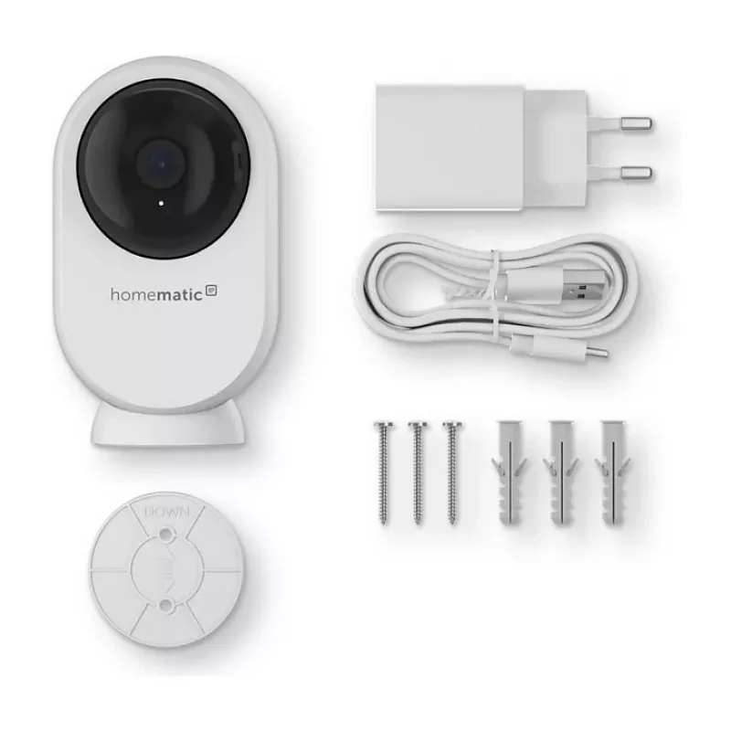 Cámara de seguridad WLAN Homematic IP Indoor Camera plus (HmIP-CI-PL) - 4MP, blanca