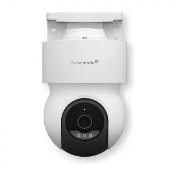 Cámara exterior Homematic IP (HmIP-CO) blanca, 5MP, WLAN – cámara de vigilancia para smart home