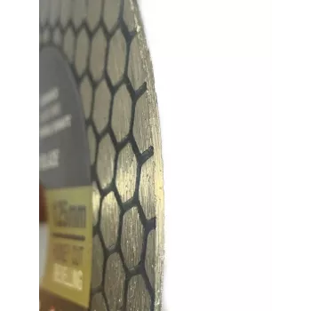 HONEY CUT Indian Professional disco de corte diamantado de 125 mm, 1,5 mm de grosor, 22,2 mm de perforación, forma turbo, corte en seco para hormigón, piedra, mampostería, azulejos, cerámica, adoquines, 12200 rpm