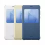 HONOR 8 Funda tipo libro dorada - Funda con Smart Window