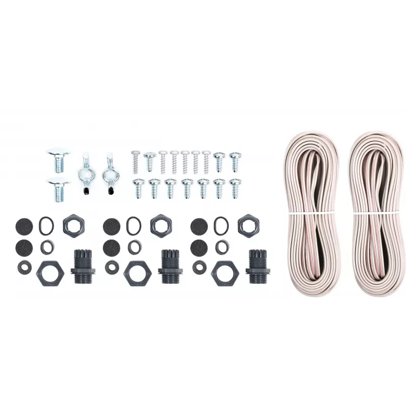 HORMANN SK Kit Lineamatic, Portronic D 5000 – Par de fotocélulas Sommer EL-301 y luz de advertencia LED SLK 24V con tornillos de montaje