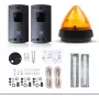 HORMANN SK Kit Lineamatic, Portronic D 5000 – Par de fotocélulas Sommer EL-301 y luz de advertencia LED SLK 24V con tornillos de montaje