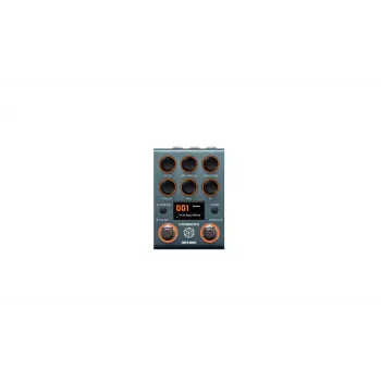 Hotone NeonGlow Verbera Reverb Pedal de efectos para guitarra con botones luminosos