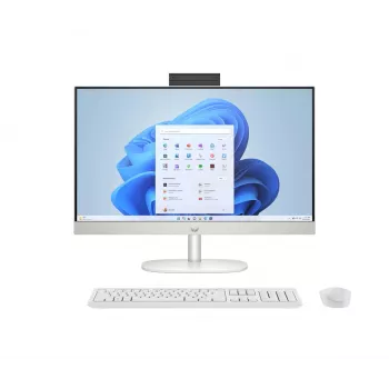 HP 24-cr0334nw All-in-One PC, 23,8 inch Full HD, AMD Ryzen 7 7730U, 16 GB DDR4, 512 GB SSD, Free DOS, Blanco