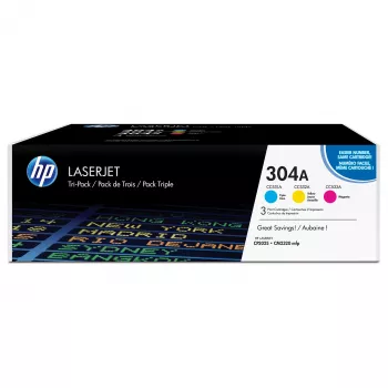 HP 304A multipack cartucho de tinta original (negro y tricolor) (CF372AM)