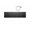 HP 320K Wired Keyboard SmartBuy (EN) - negro - QWERTY - USB