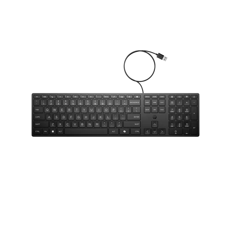 HP 320K Wired Keyboard SmartBuy (EN) - negro - QWERTY - USB