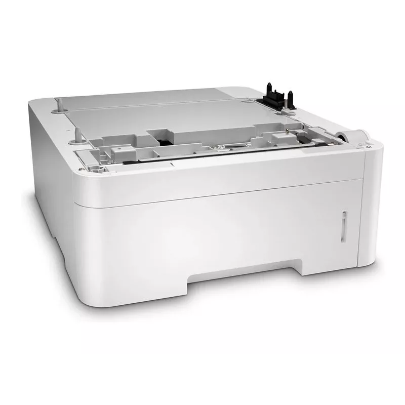 HP Alimentador de papel de 550 hojas - blanco/gris